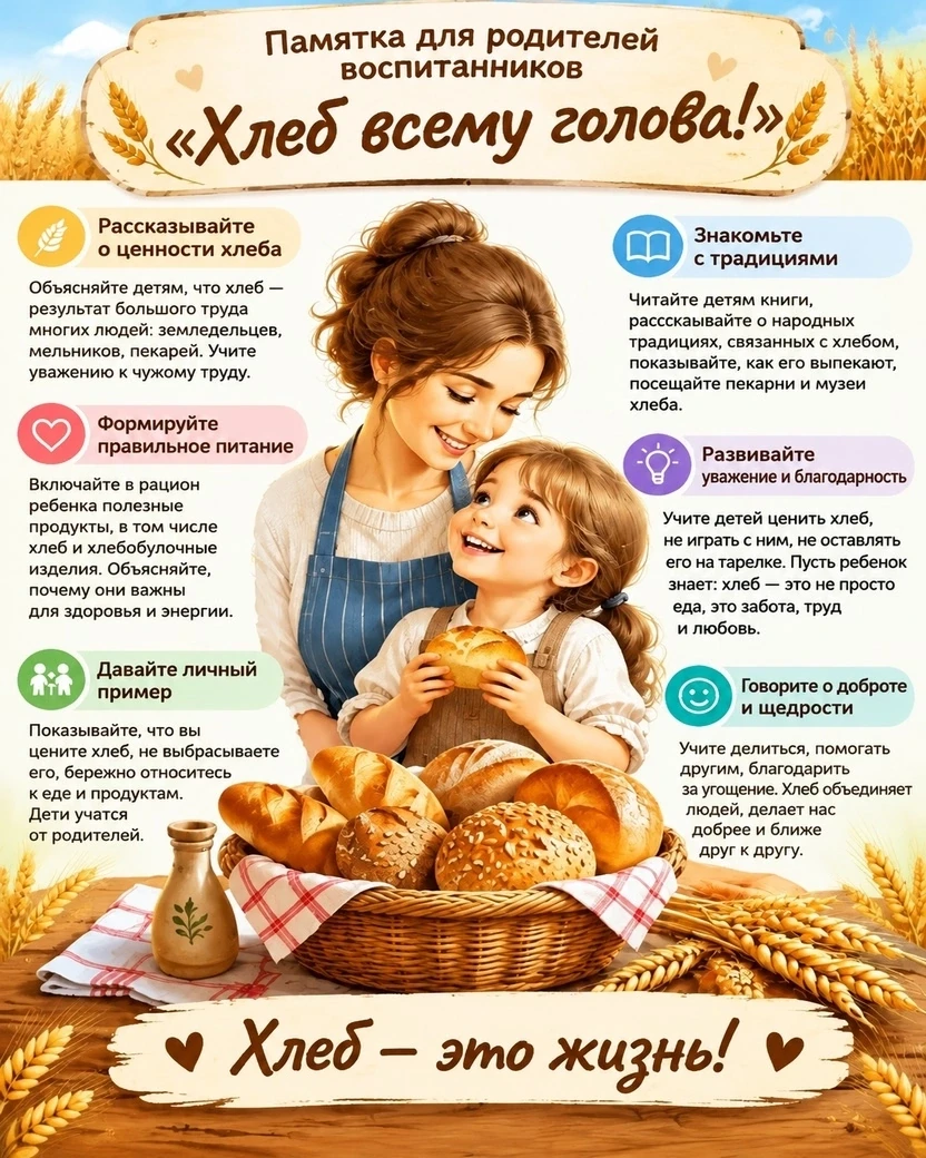 🍞 16 октября — Всемирный день хлеба! 🌾