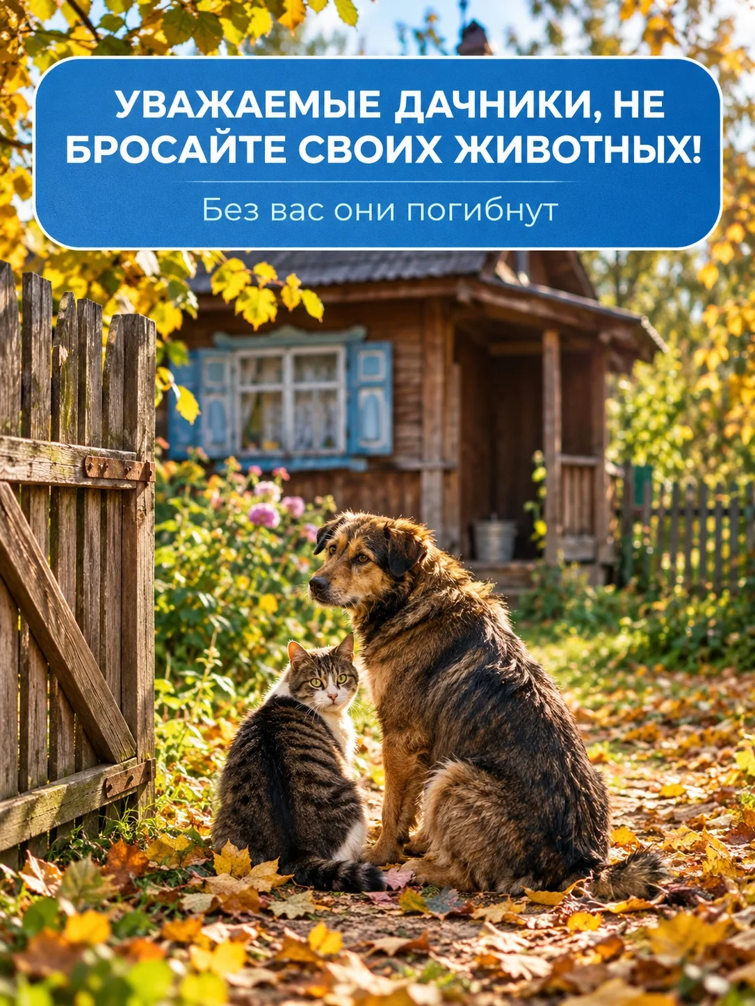 🐾 Ивановцы бросают собак и кошек на дачах