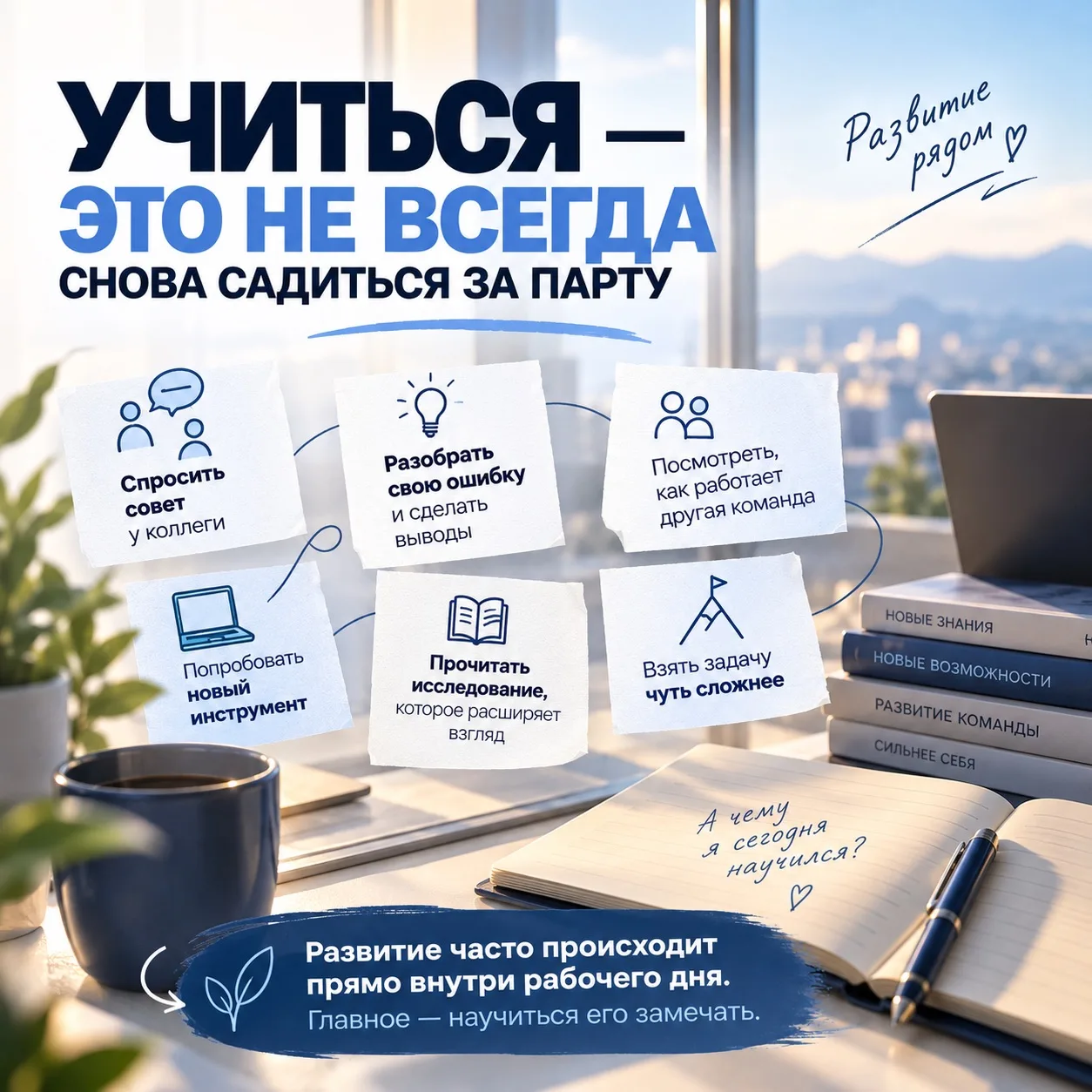 🧑🏻‍🏫📖 Учиться — это не всегда снова садиться за парту