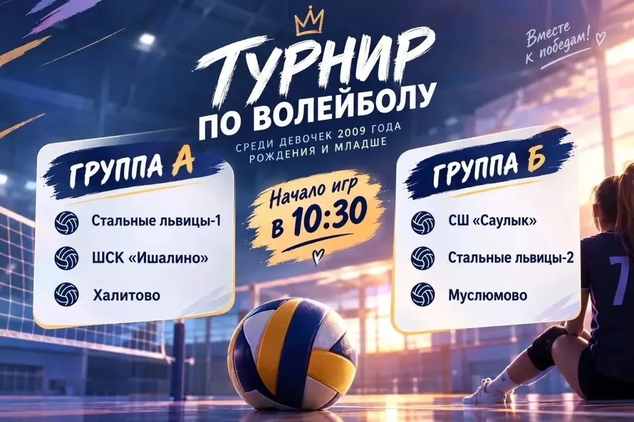 Энергия, командный дух и красивая игра: приглашаем на турнир по волейболу!