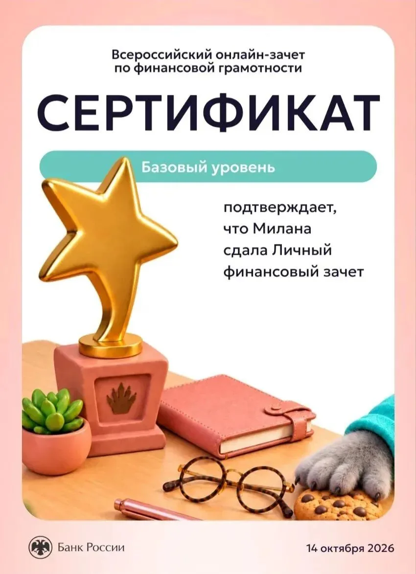 Ученики 9«А» класса активно принимают участие во Всероссийском онлайн-зачете по финансо...