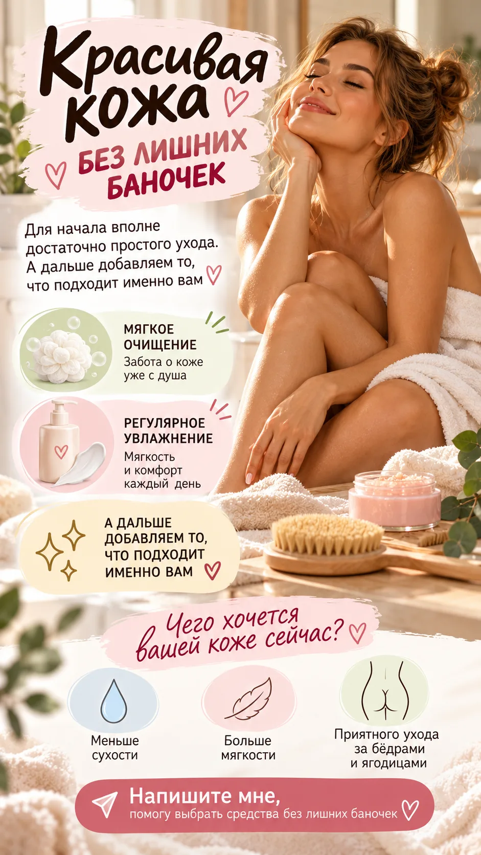 💗 КРАСИВАЯ КОЖА БЕЗ ЛИШНИХ БАНОЧЕК