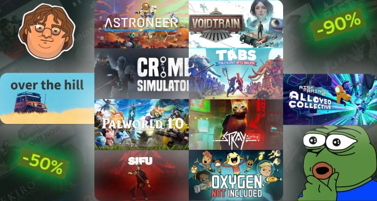 🎮 Топ 10 инди игр по хорошей скидке