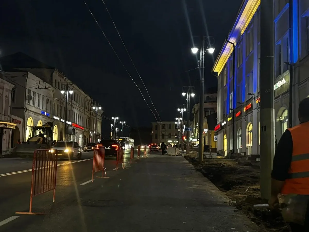 🚧 Во Владимире сузили улицу Гагарина: ремонт идёт с опережением