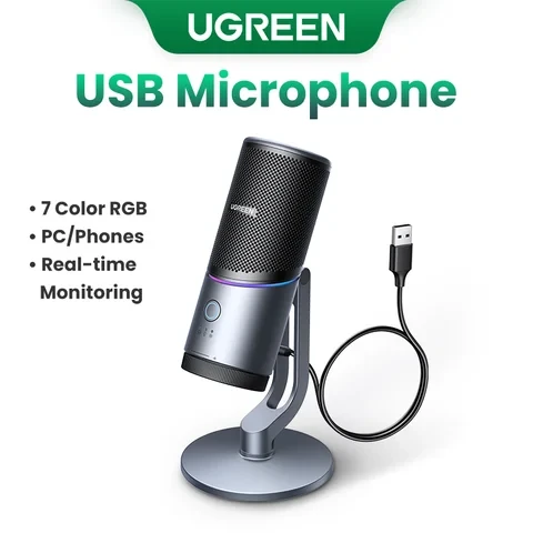UGREEN USB микрофон RGB