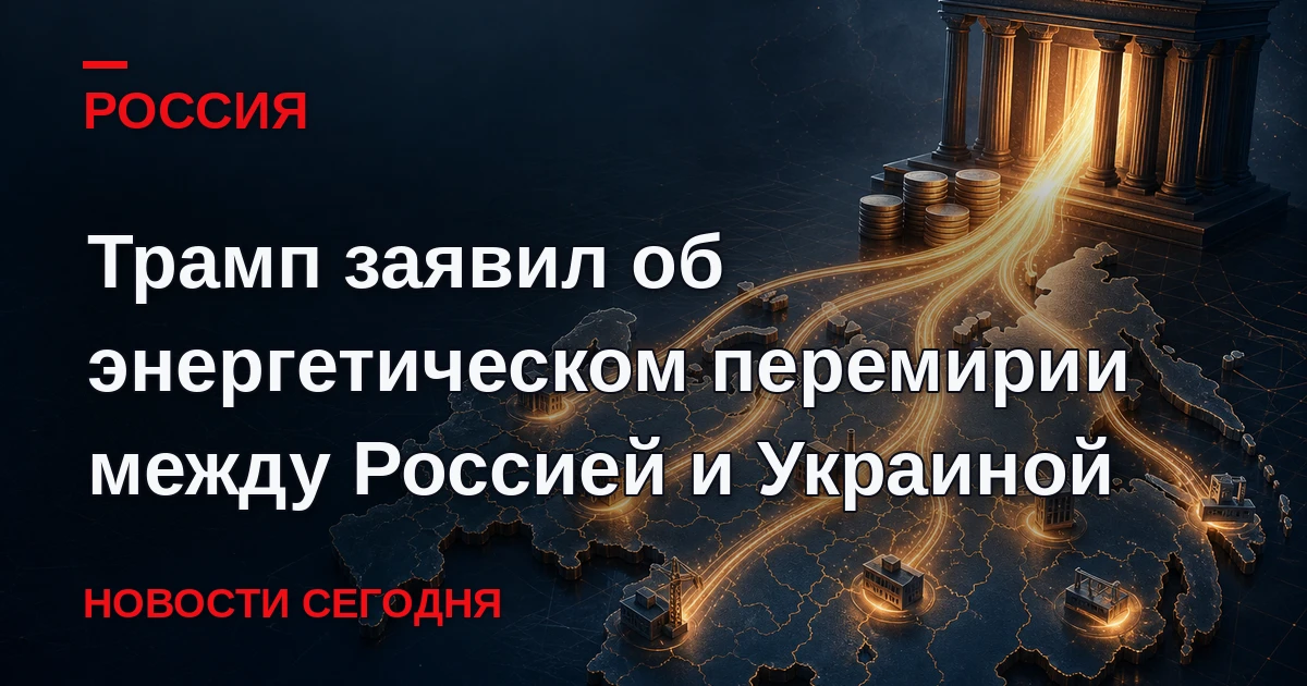 Президент США Дональд Трамп заявил о введении режима прекращения огня в энергетической ...