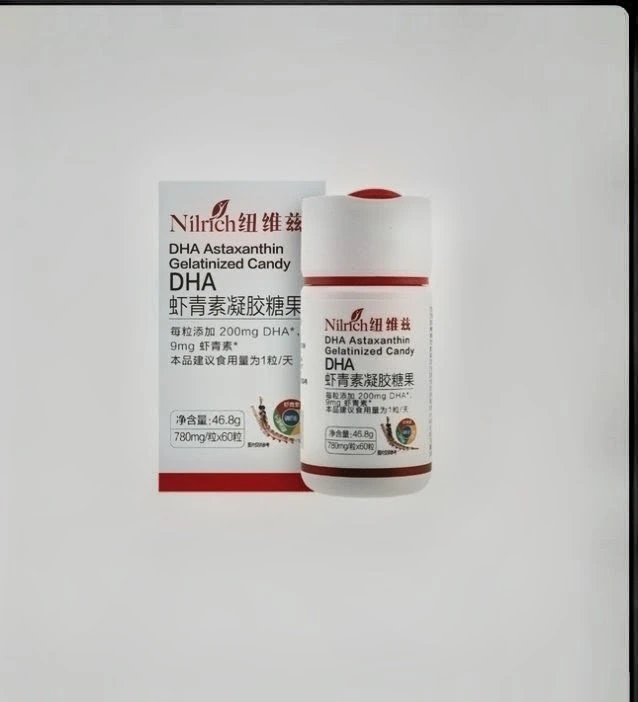 🧠 Гелевые капсулы Nilrich DHA & Astaxanthin (60 шт.) — Мощная поддержка мозга, зрения ...