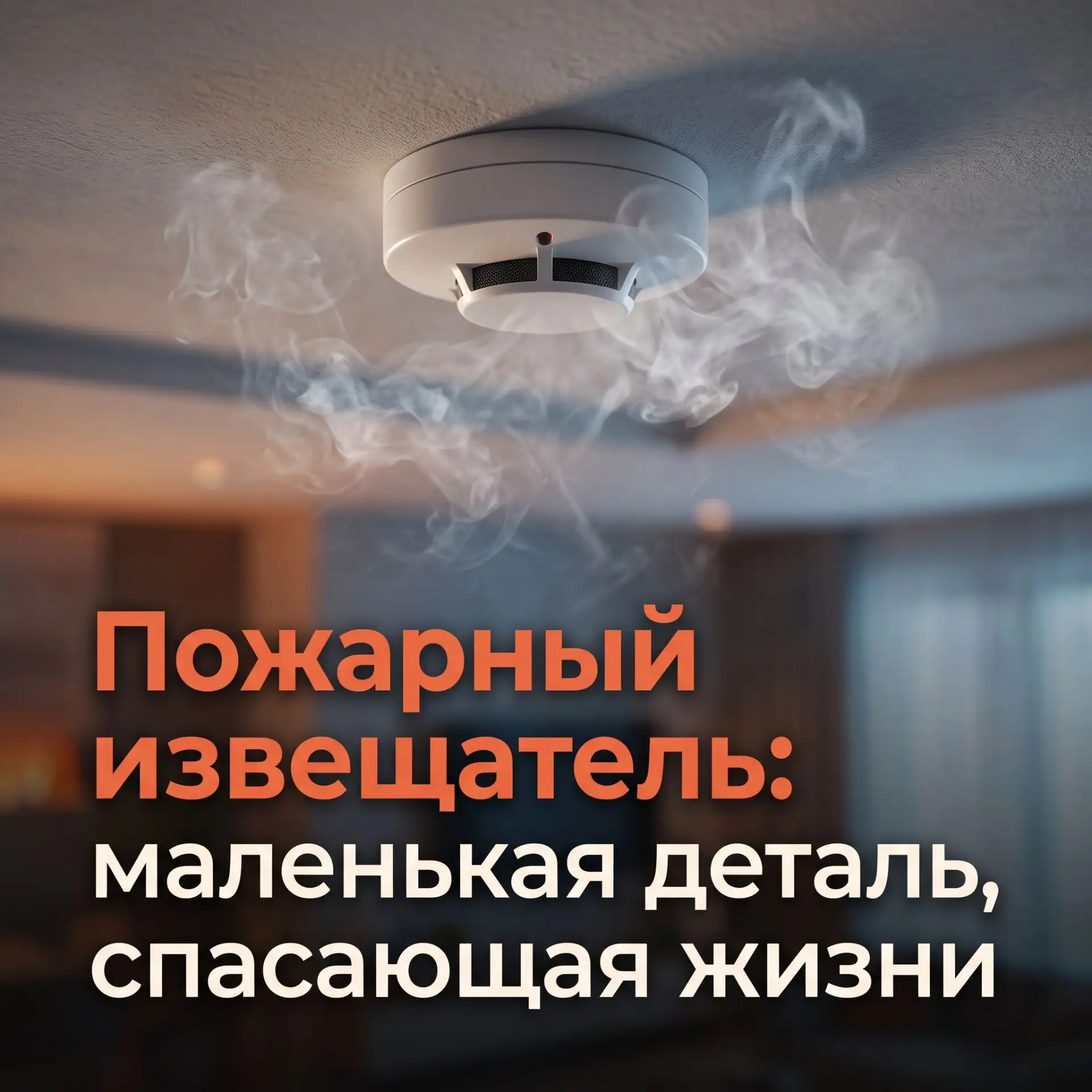 🚨 Пожарный извещатель: маленькая деталь, спасающая жизни
