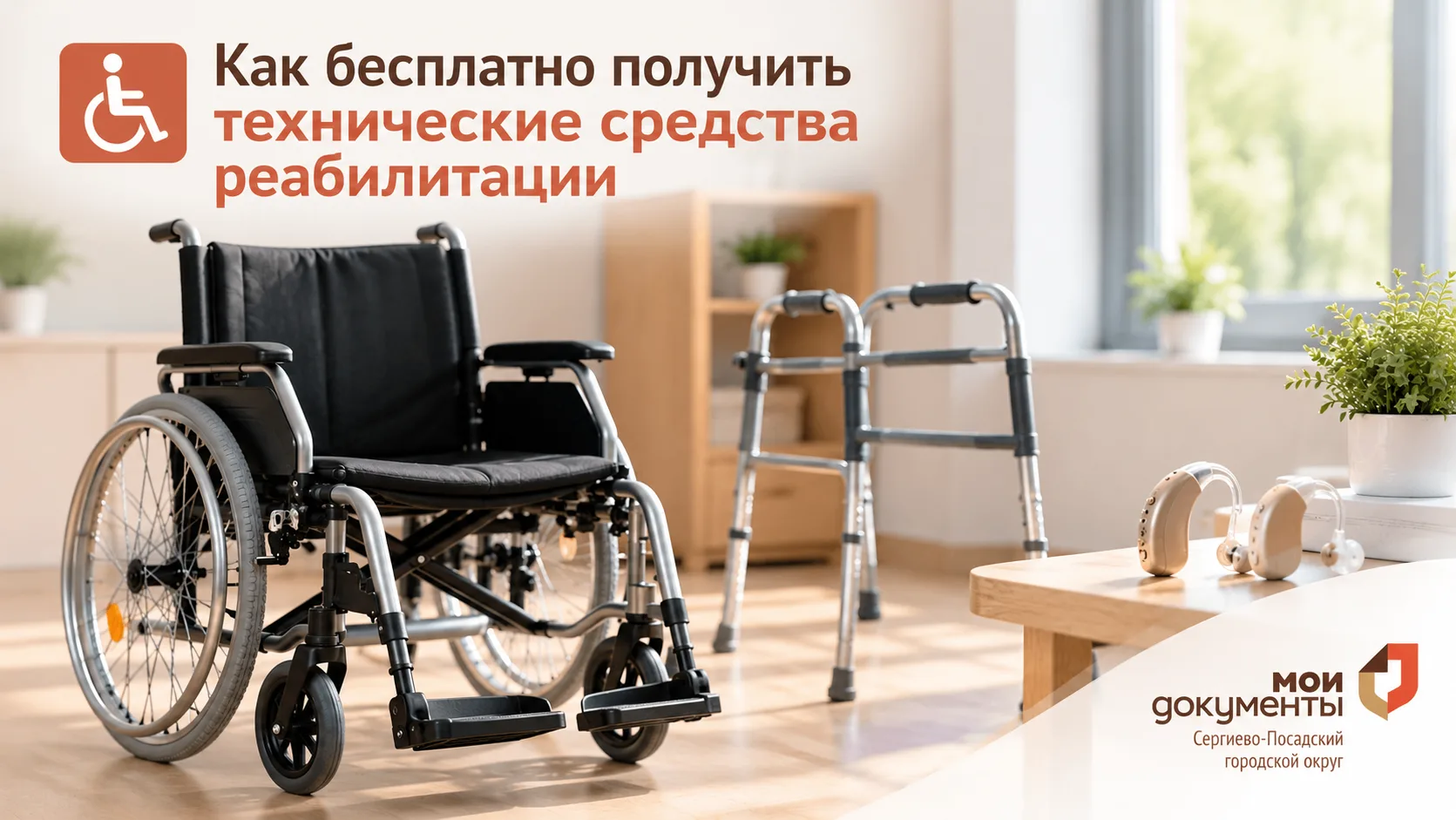 ♿ Как бесплатно получить технические средства реабилитации