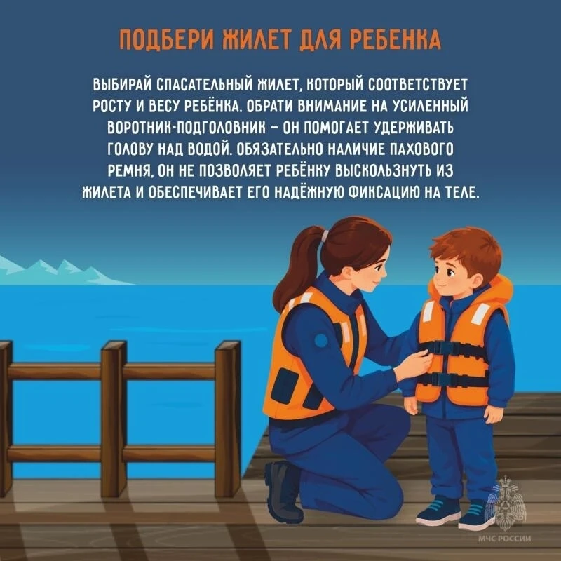 Спасательный жилет для ребенка: основные рекомендации
