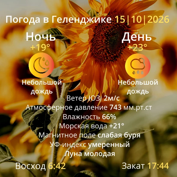 Погода на завтра
