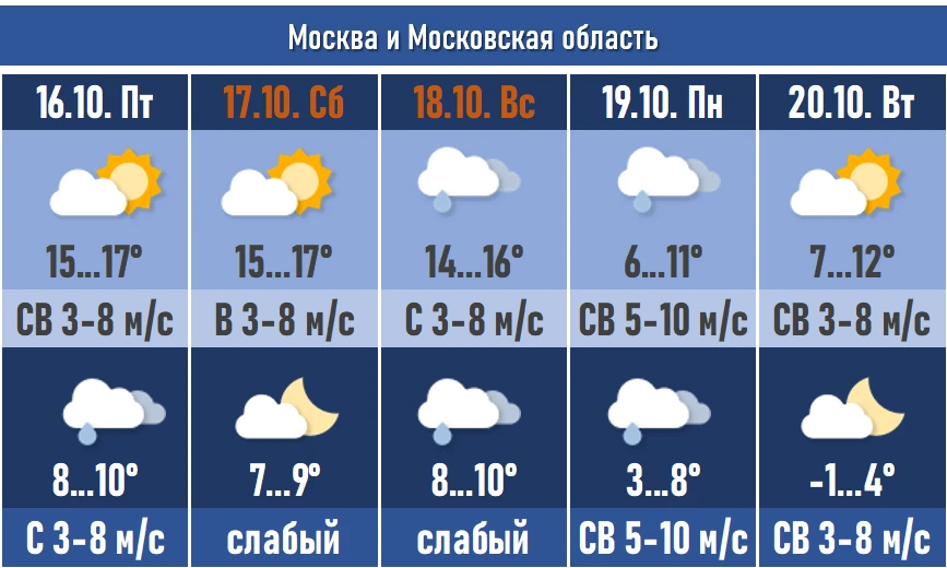 В ближайшие несколько дней в Москве тепло и с солнцем!