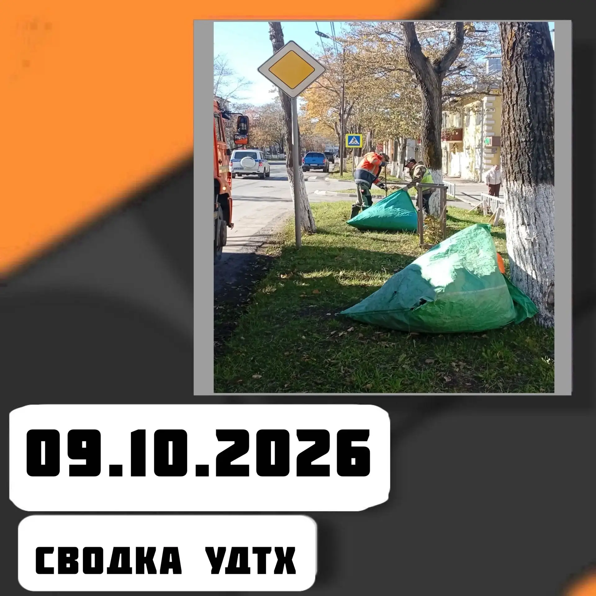 ➡️Сводка УДТХ на 09.10.2026