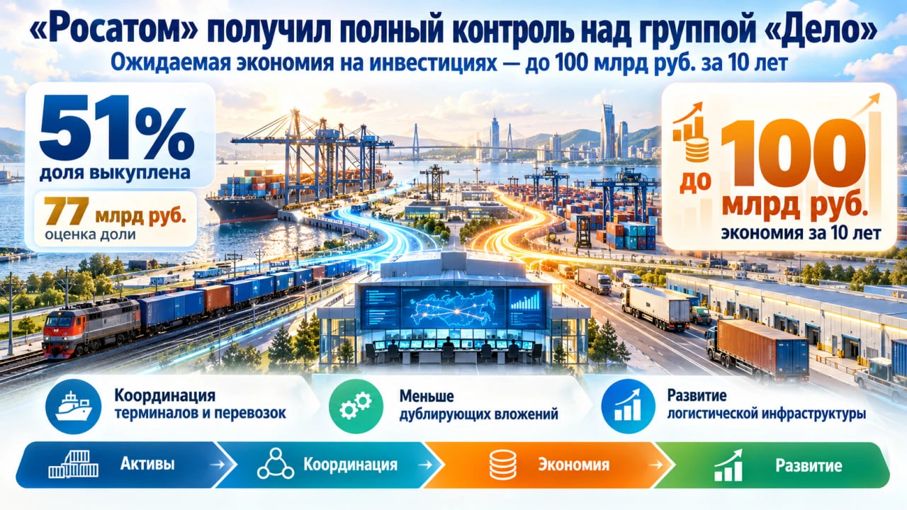 «Росатом» консолидировал группу «Дело», рассчитывая изрядно экономить на инвестициях. Г...