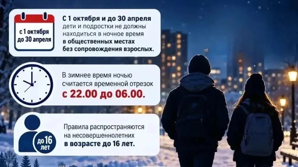 Комиссия по делам несовершеннолетних города Кирова напоминает, что с октября в регионе ...