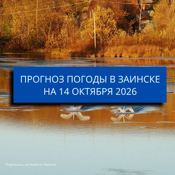В Заинске 14 октября воздух прогреется до +24 градусов