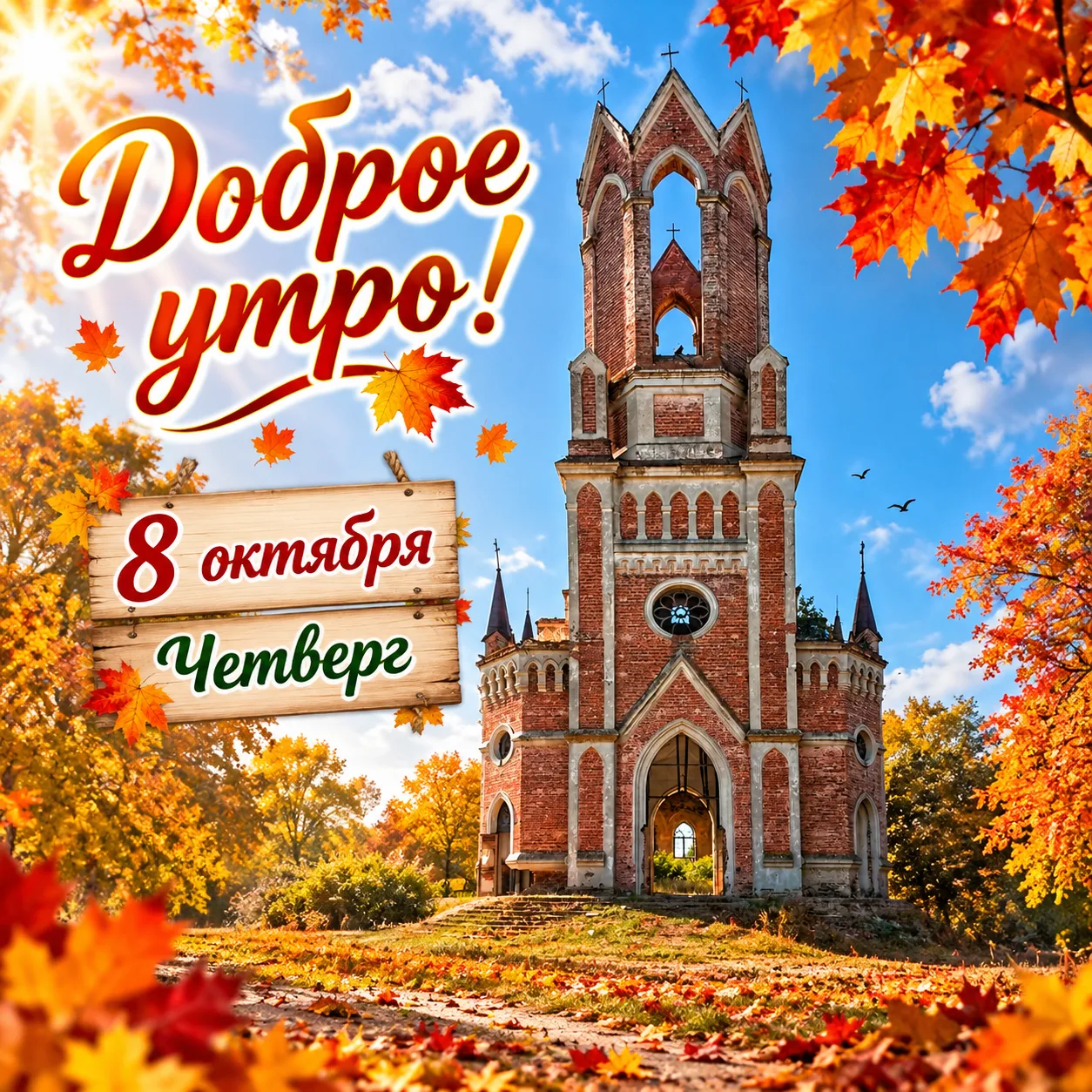 🍂☀️ ДОБРОЕ ОСЕННЕЕ УТРО, ДОРОГИЕ ДРУЗЬЯ! ☀️🍂