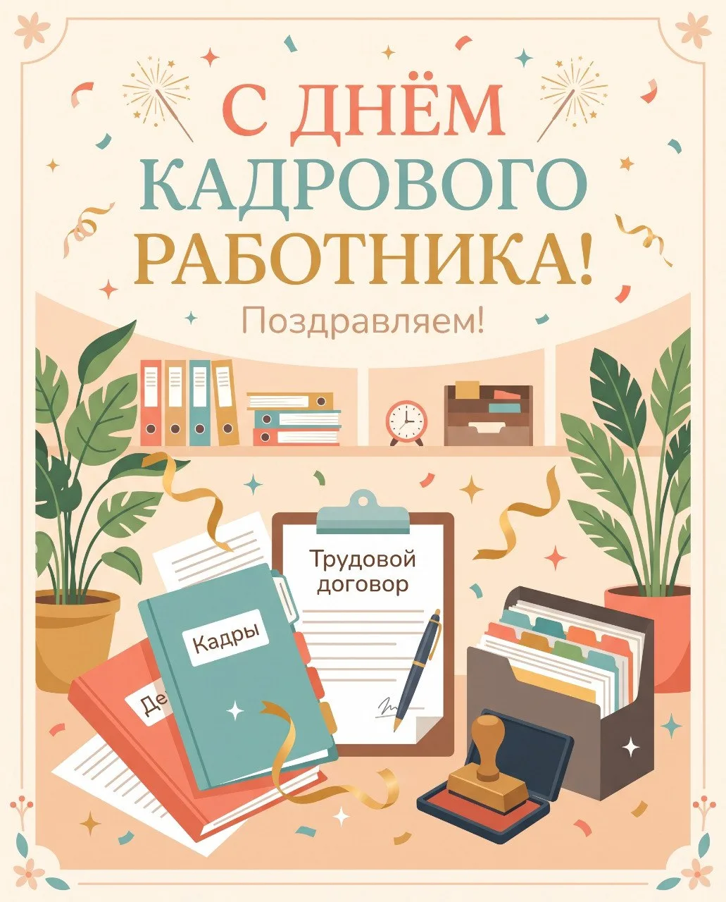 📋 12 октября — День кадрового работника