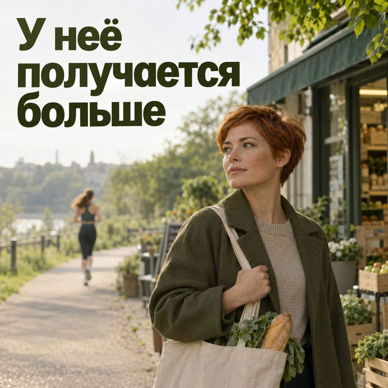 У неё получается больше