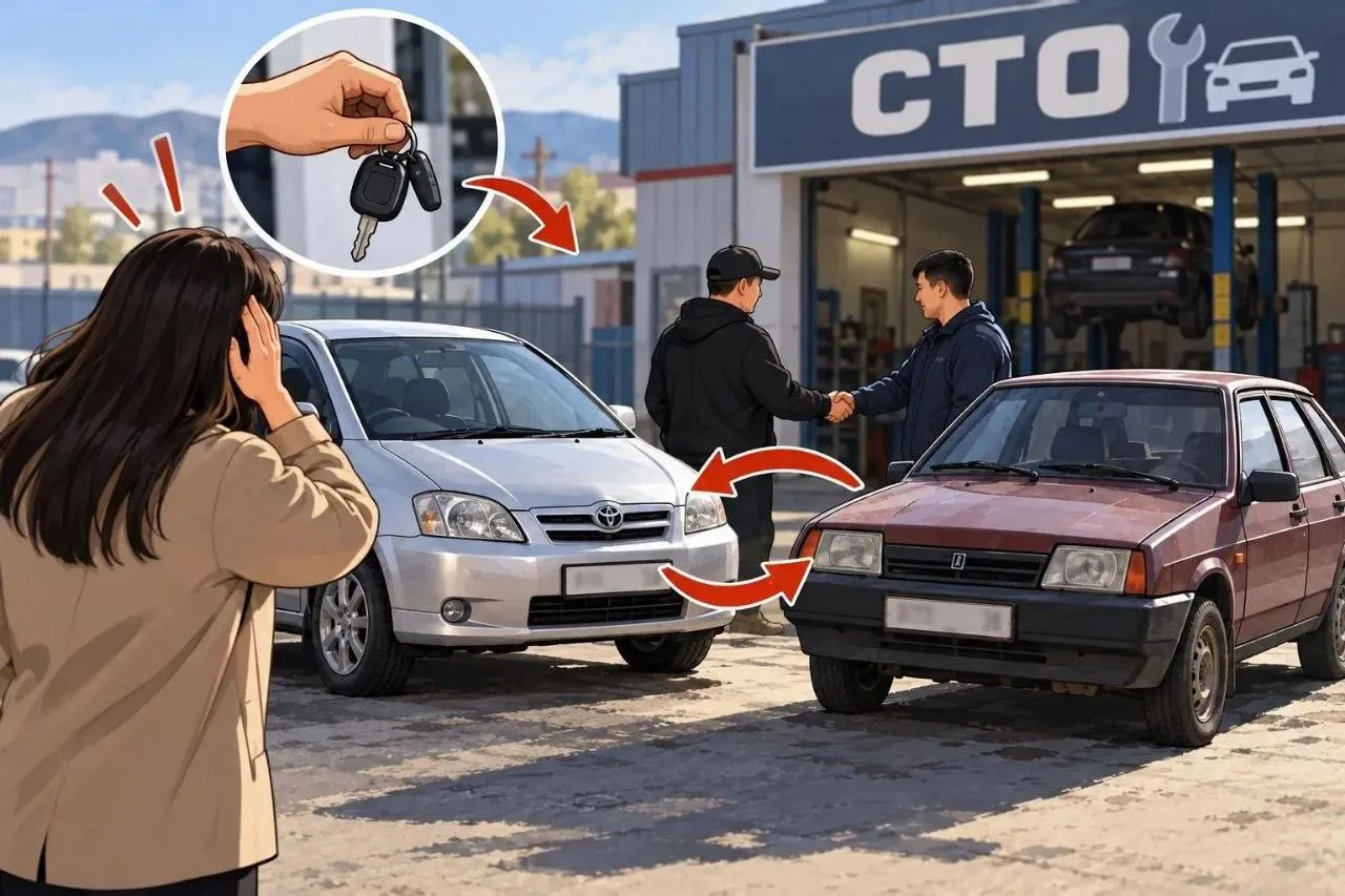 В Кызыле мужчина обменял чужую Toyota на ВАЗ без согласия владелицы