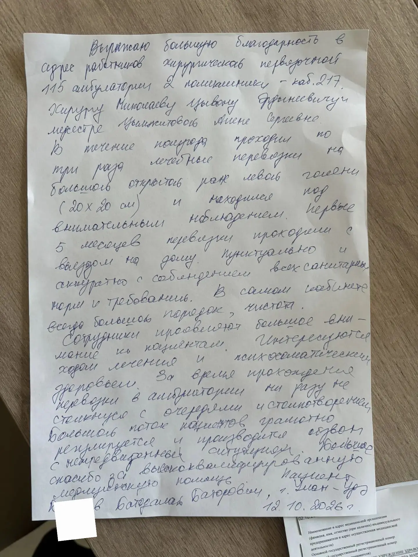 👩‍⚕ Рубрика «Спасибо, доктор!»