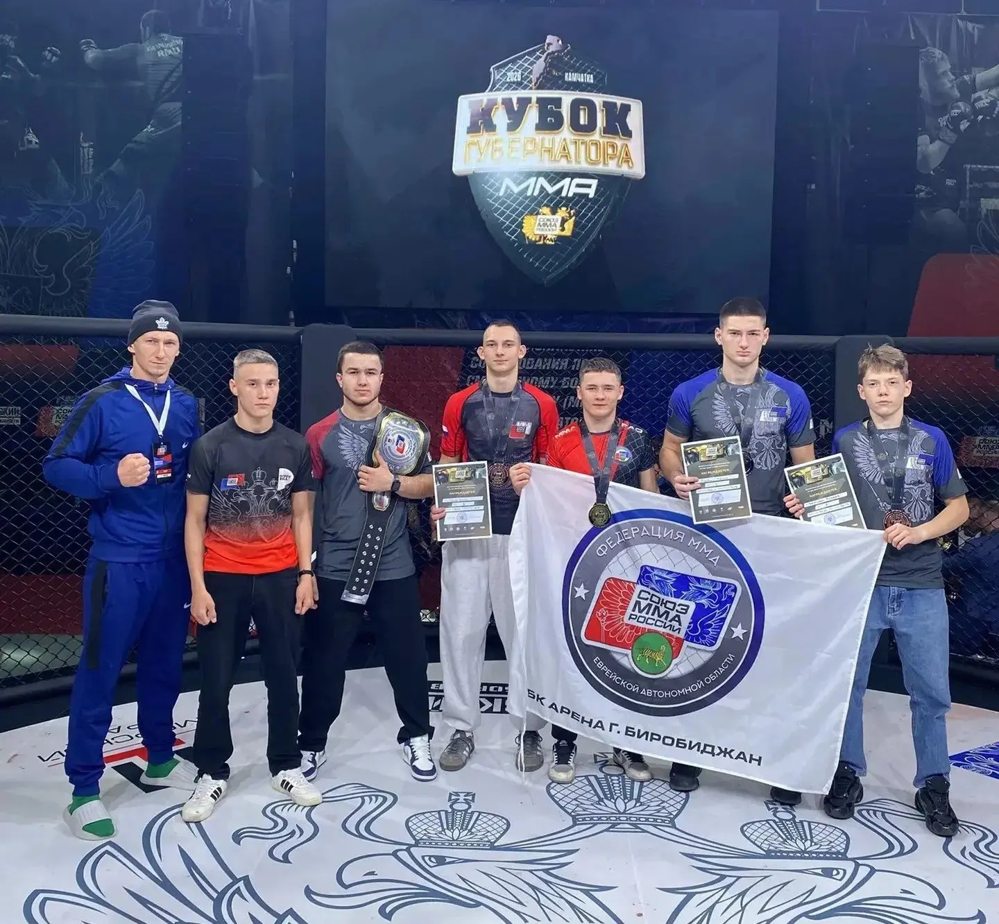 🏆 Бойцы из ЕАО завоевали четыре медали на «Кубке губернатора» по ММА