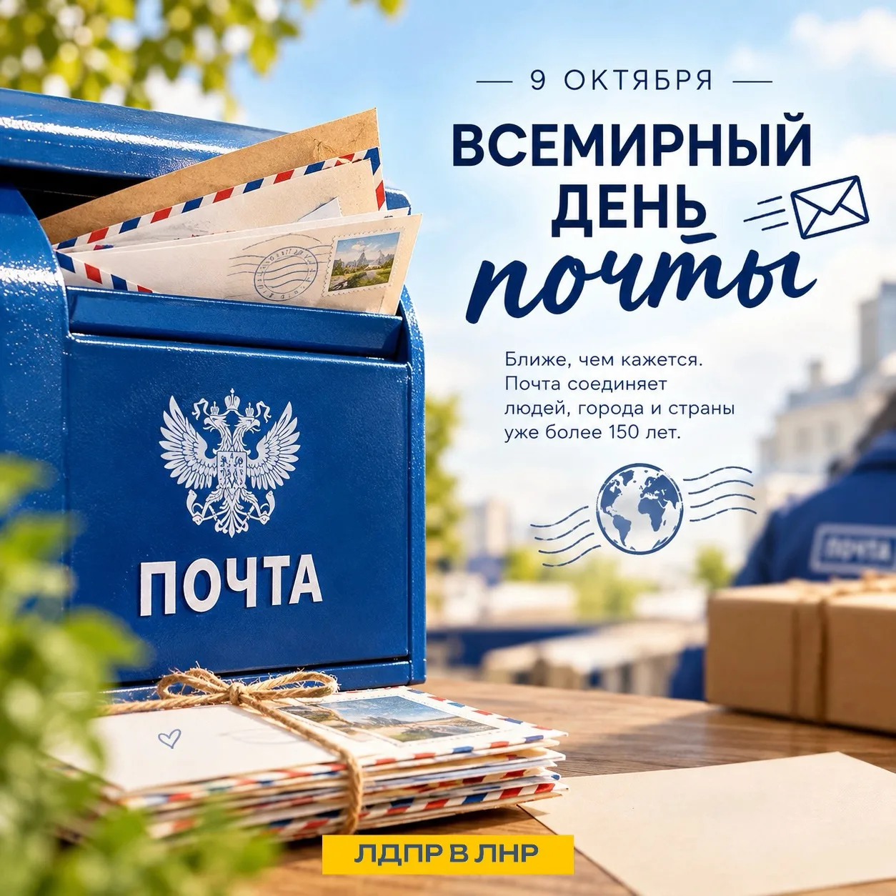 ⚡️С Всемирным днём почты!
