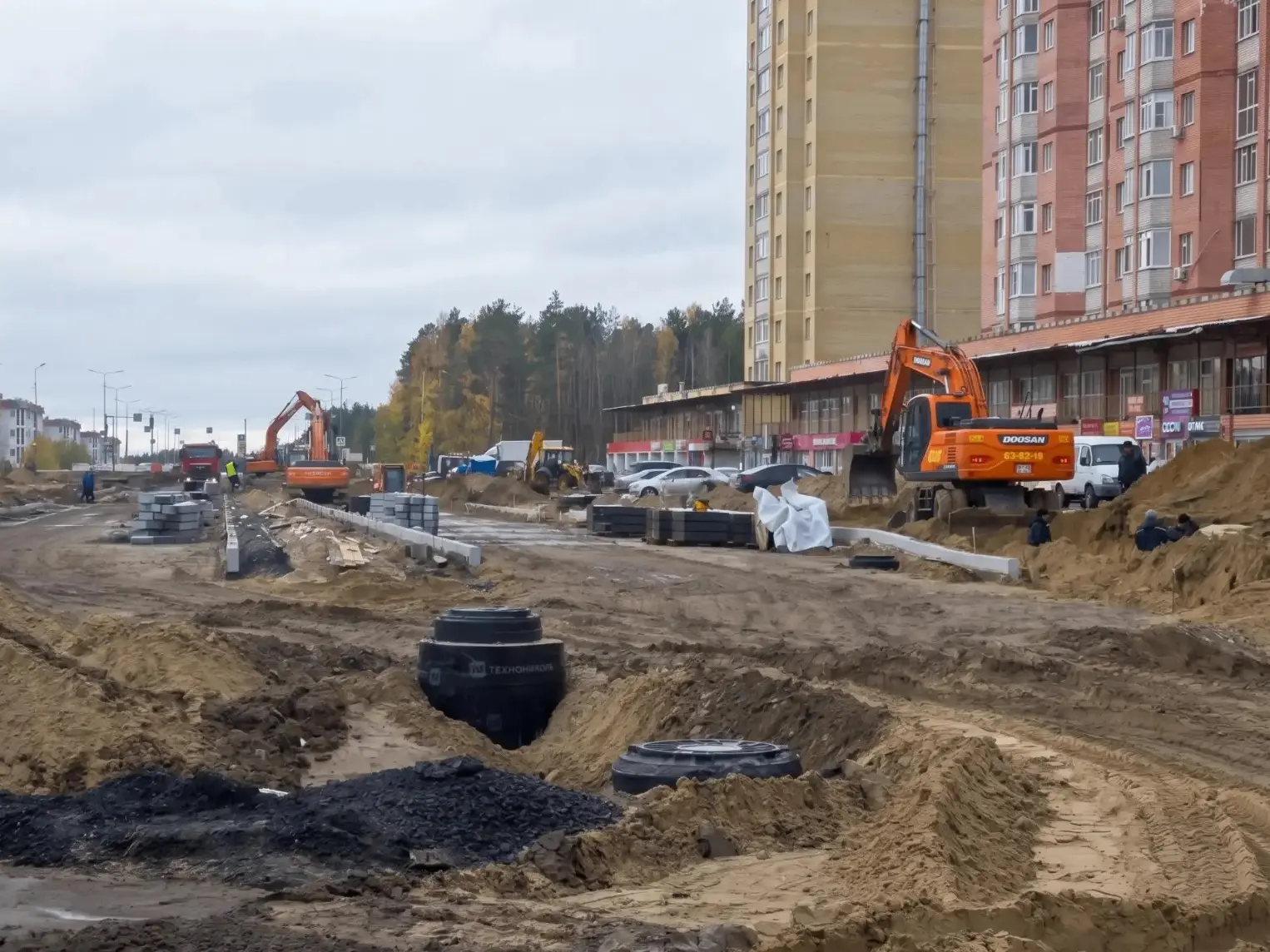 Две новые дороги в северной части Сургута планируют открыть до конца года
