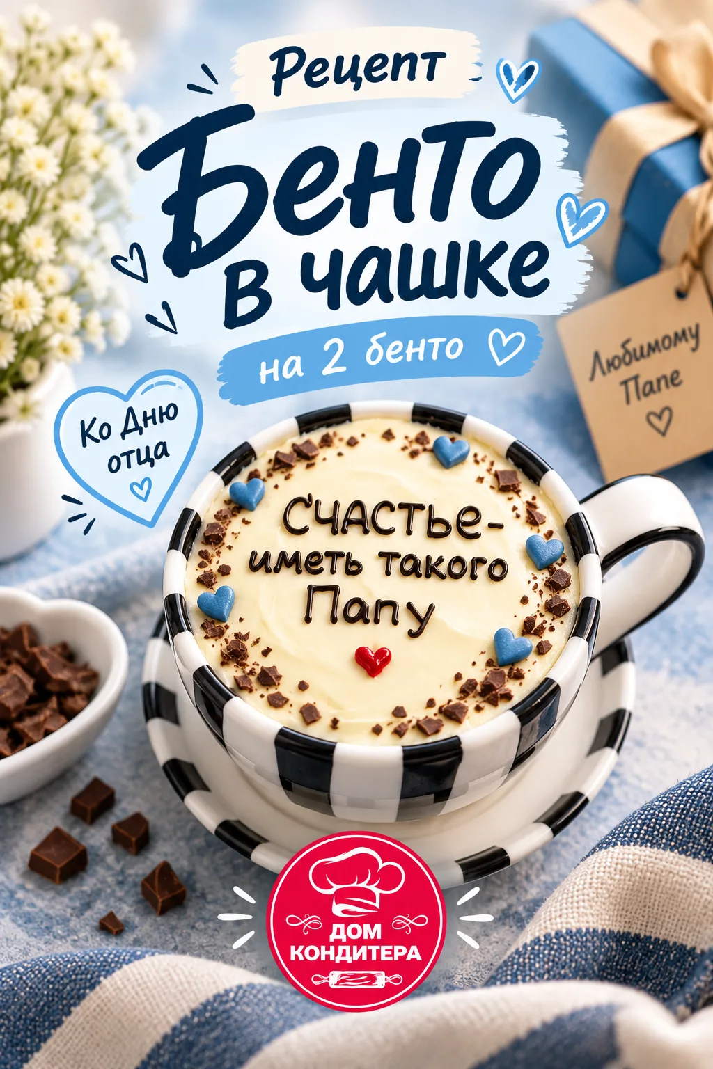 💙РЕЦЕПТ БЕНТО В ЧАШКЕ🎂
