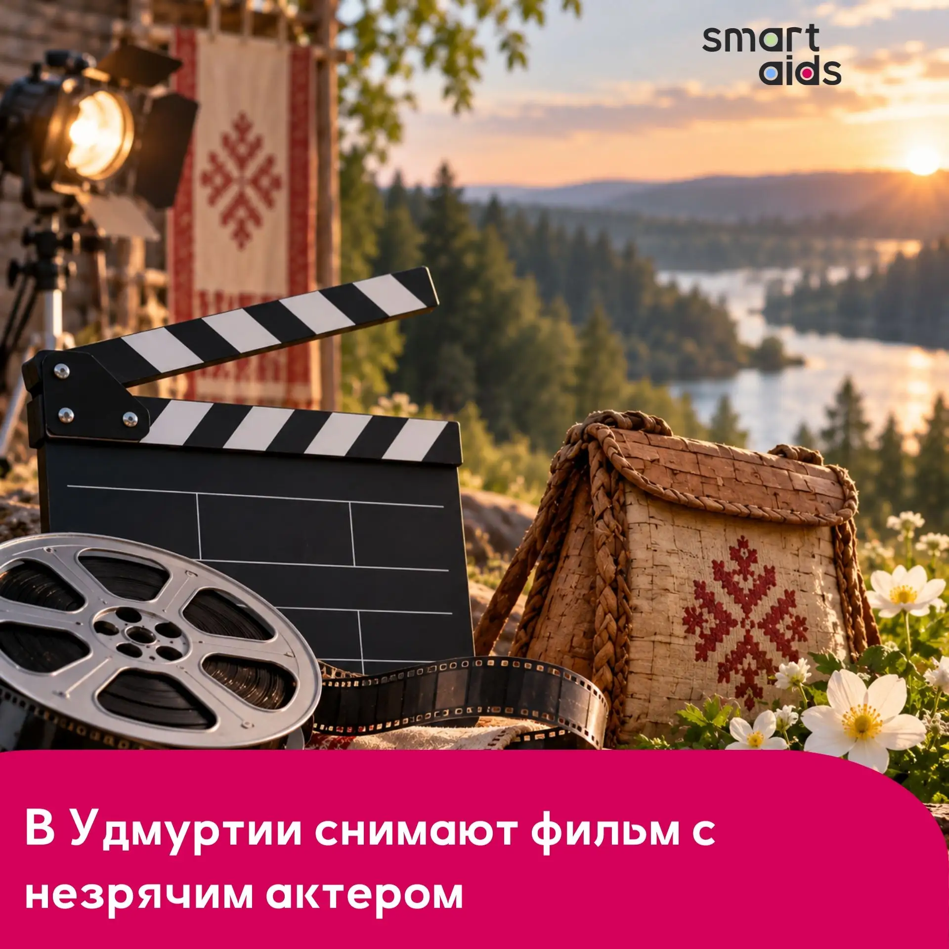 В Удмуртии снимают фильм с незрячим актёром 👏