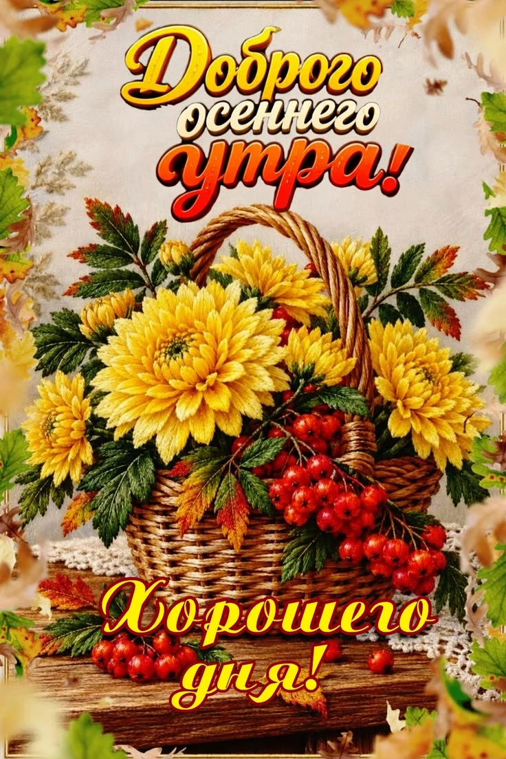 🌞🎉 Чудесного утра! Везения и хорошего настроения!