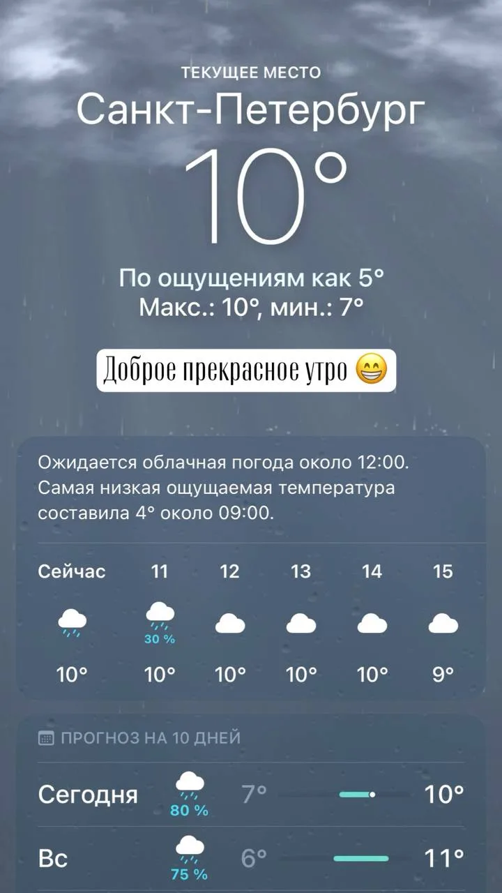 Доброе прекрасное утро😁