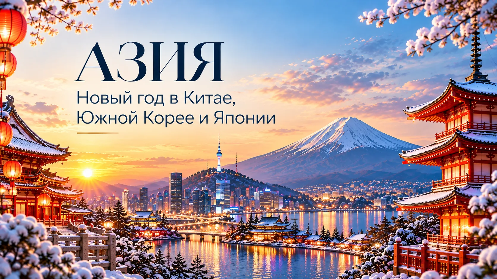Встречаем Новый год в Азии!