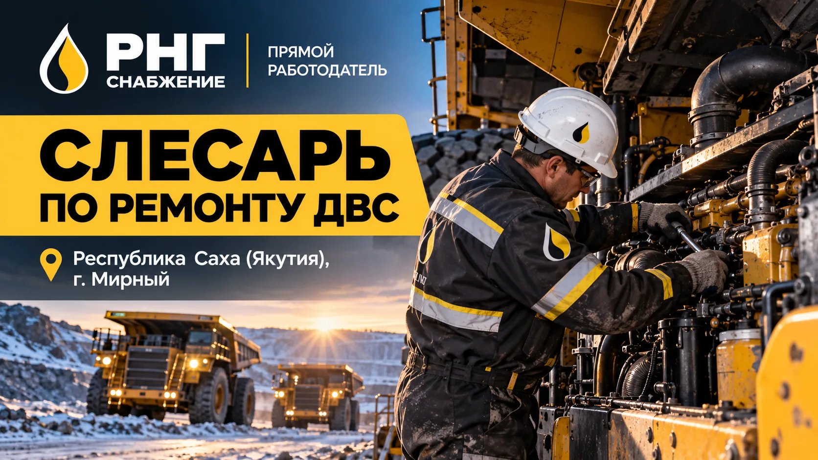 РНГ Снабжение (прямой работодатель) приглашает специалистов для работы вахтовым методом...