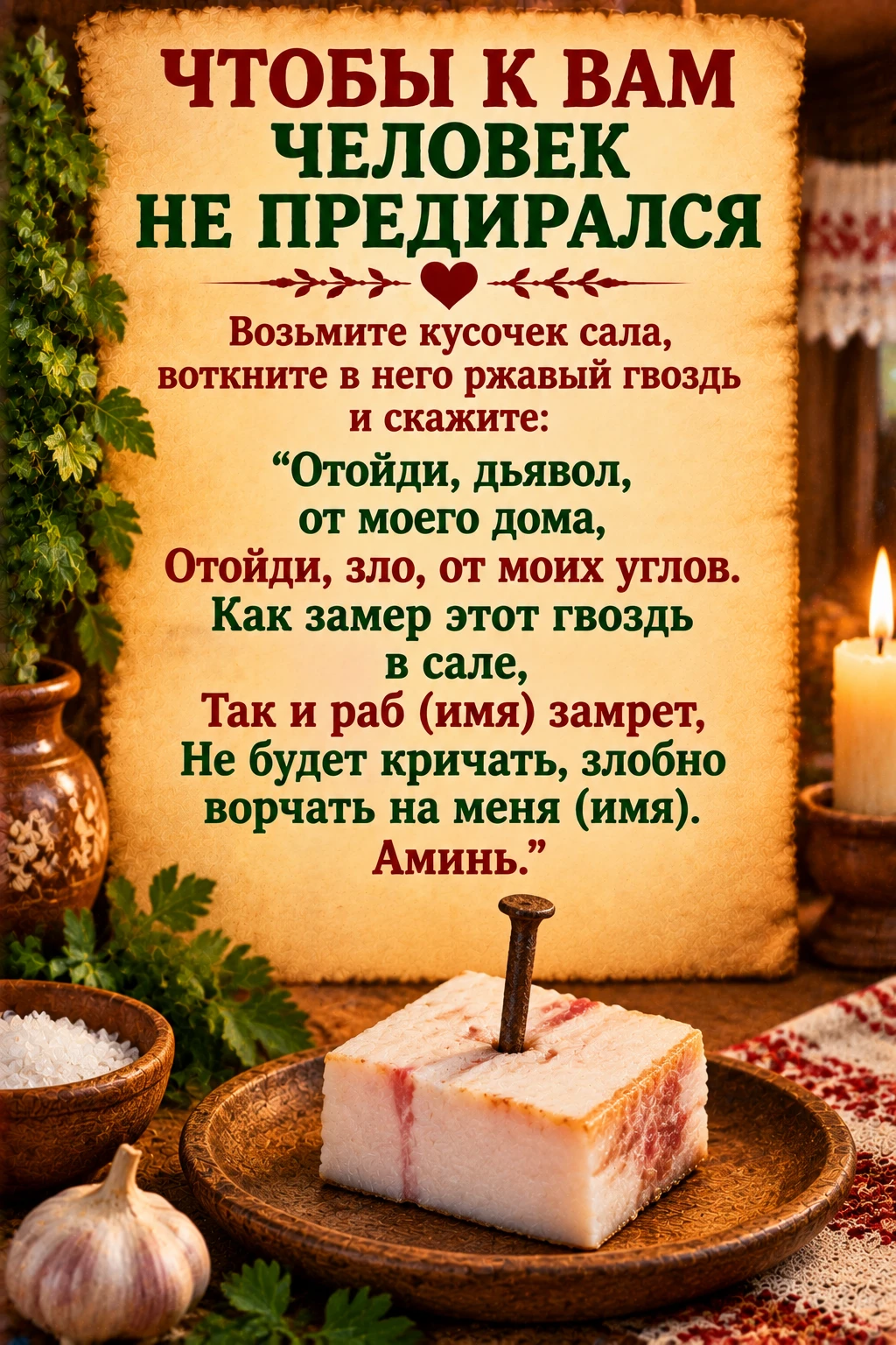 ЧТОБЫ ЧЕЛОВЕК НЕ ПРИДИРАЛСЯ 🌿