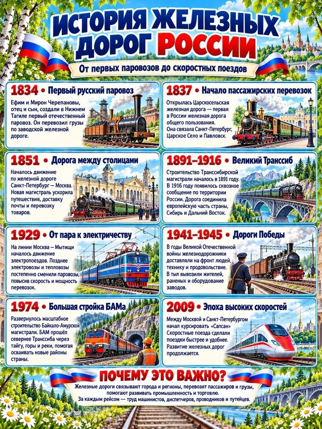 🚂  «История железных дорог России»
