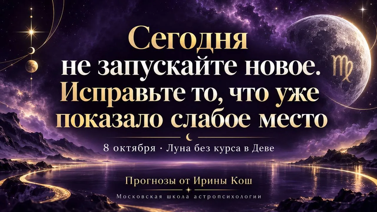 🌙♍8 октября, четверг