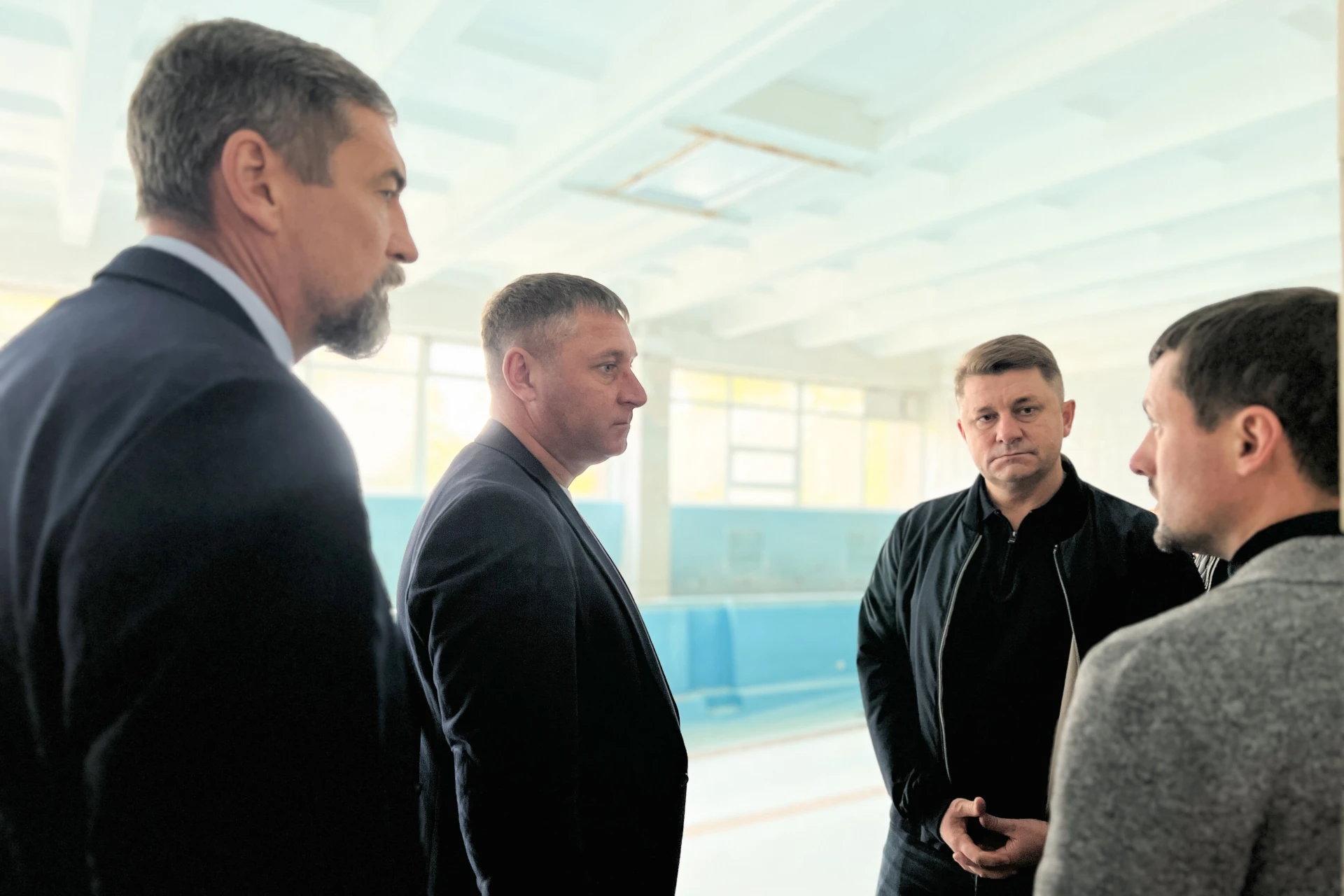 Сегодня посетил строительную площадку спортивной школы олимпийского резерва №3 в Белгор...