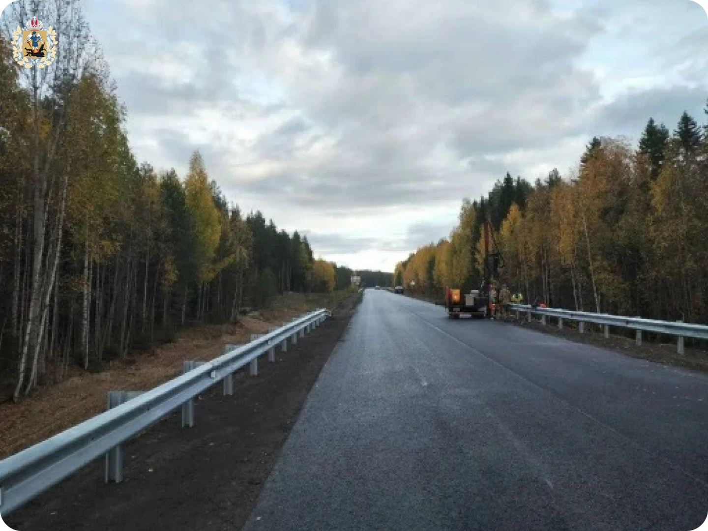 В Архангельской области завершаются дорожные работы на участках опорной сети 🛣
