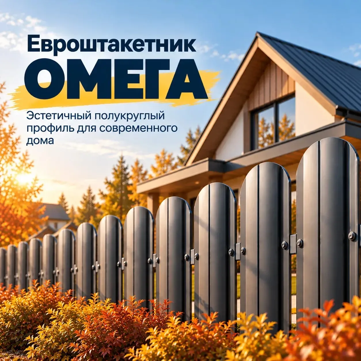 ➡️ Забор, который выглядит достойно, а стоит разумно