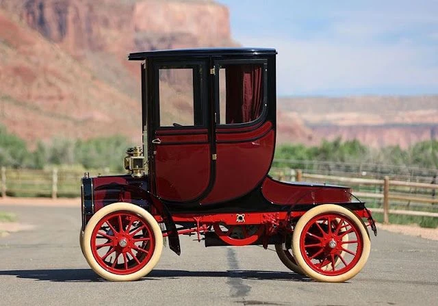 🚗Cadillac Model M Coupe 1907 года выпуска: Ранняя американская Автомобильная Элегантность