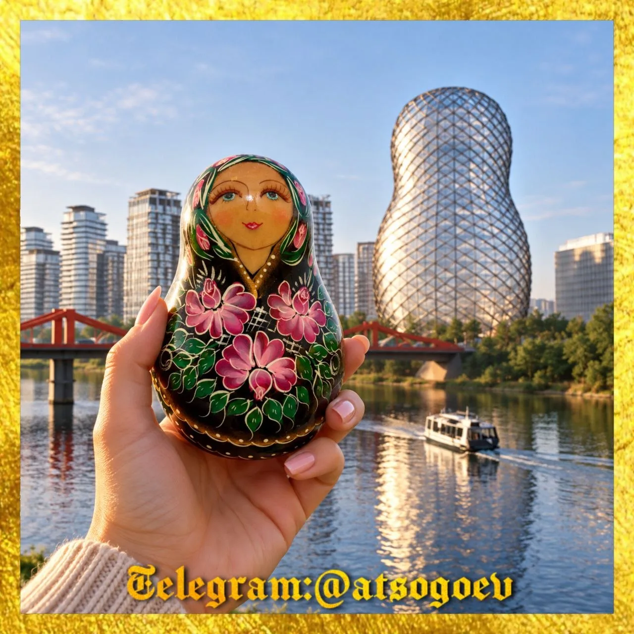 🪆 STONE построит в Мневниковской пойме в 2027 году бизнес-центр в форме матрешки (по о...