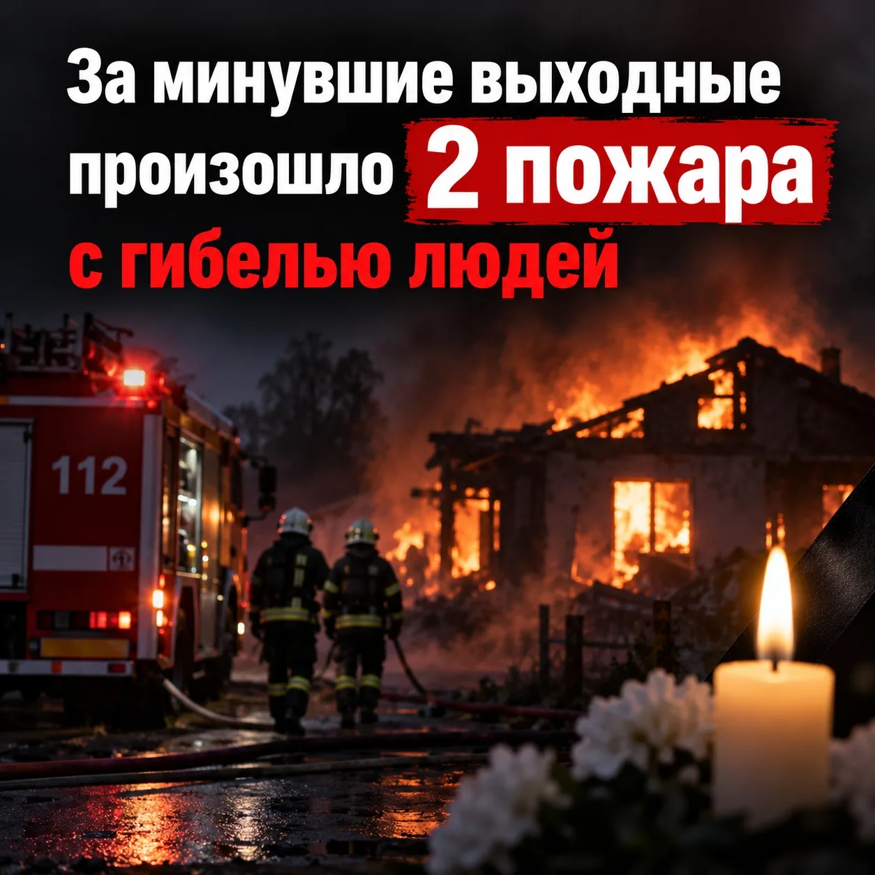 Два страшных происшествия за одни выходные – на пожарах погибло 2 человека. Каждый тако...