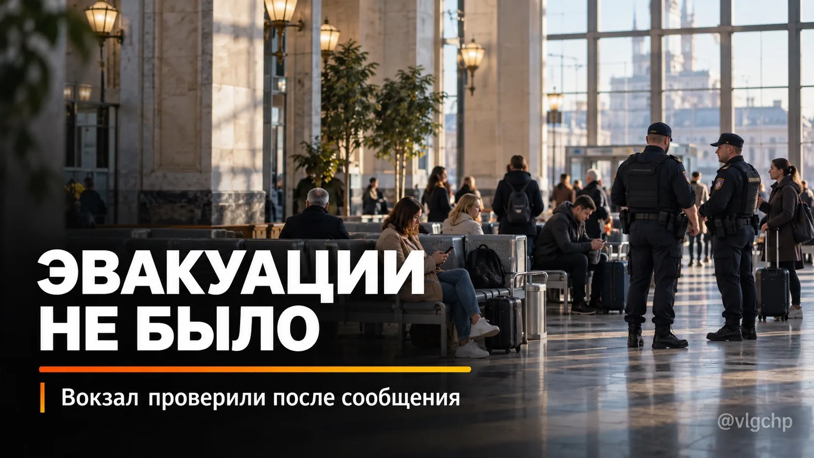 ‼️Эвакуации на ж/д вокзале Волгограда не было.
