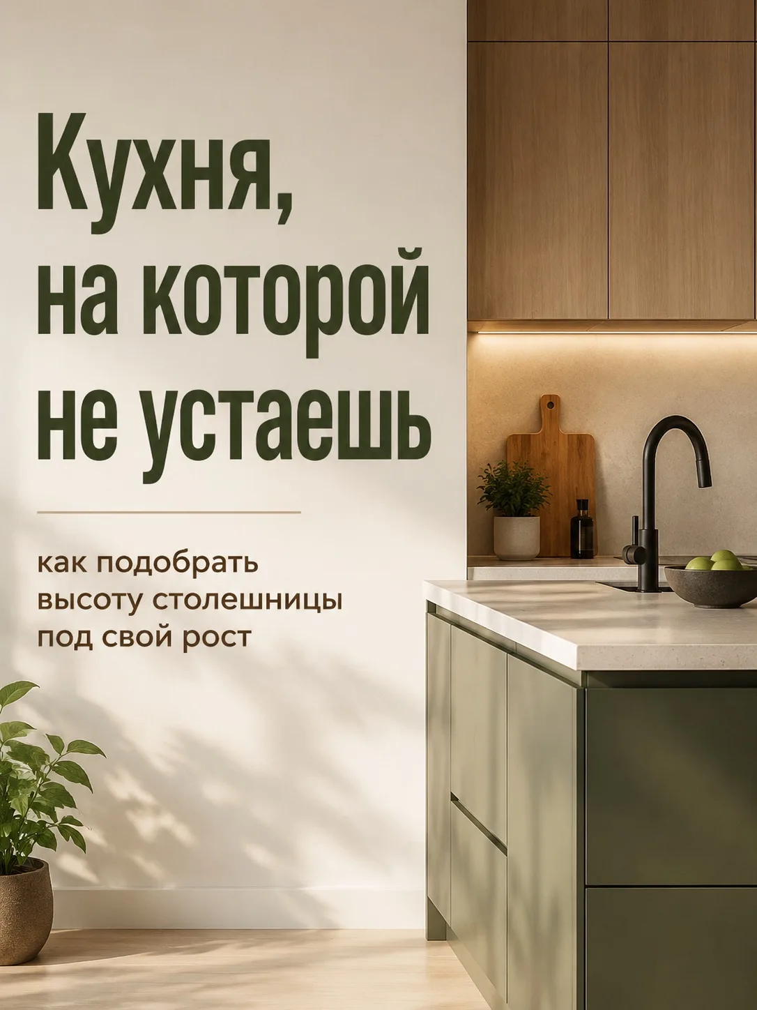 Многие выбирают кухню по красоте, забывая о главном - удобстве.