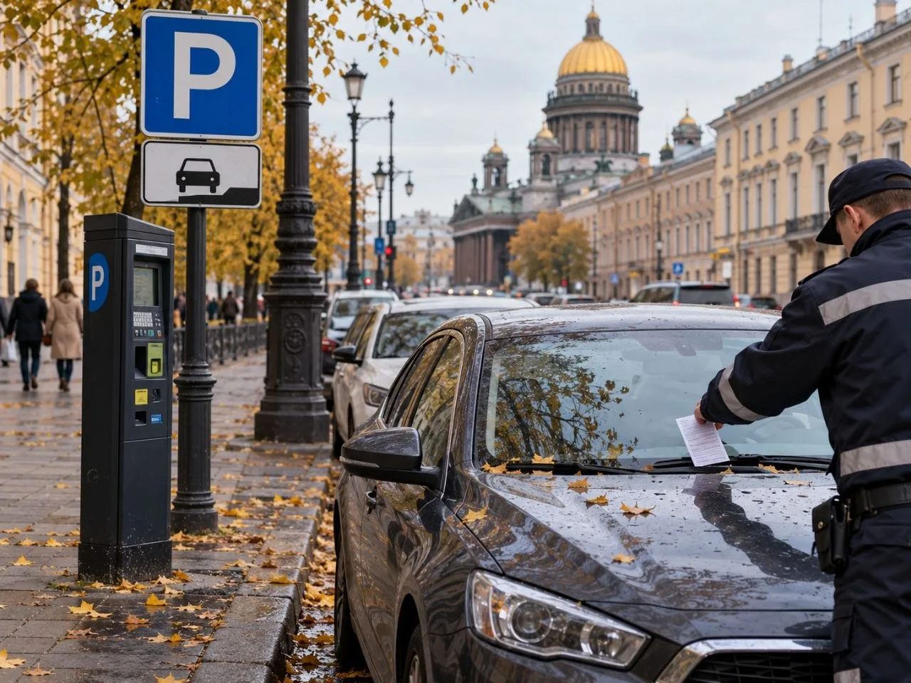 В Петербурге штраф за неоплаченную парковку хотят поднять до 5 тысяч рублей