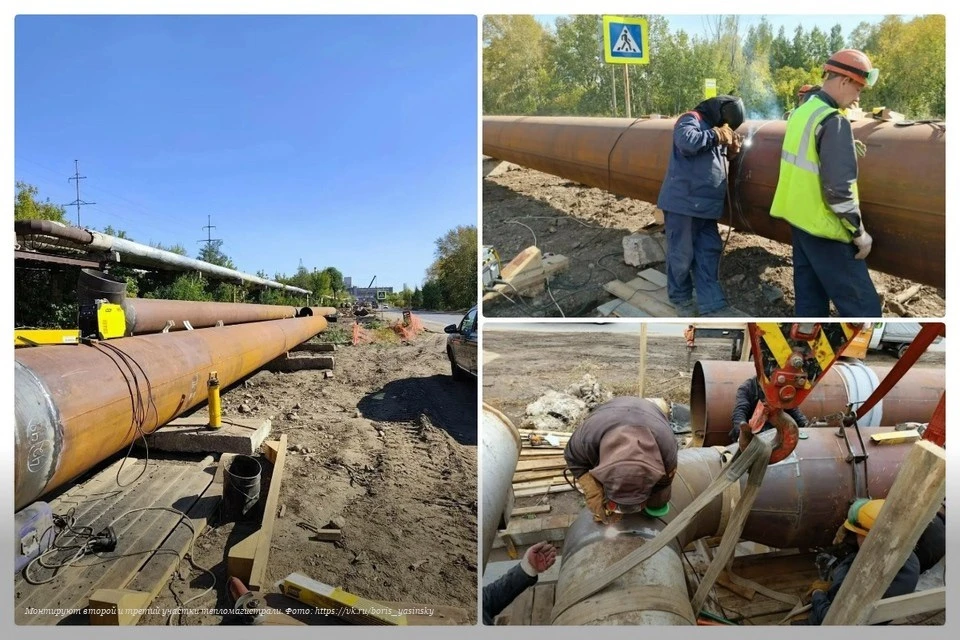 Почти 5,5 километра новой теплосети для центра и Горрощи прокладывают в Рязани