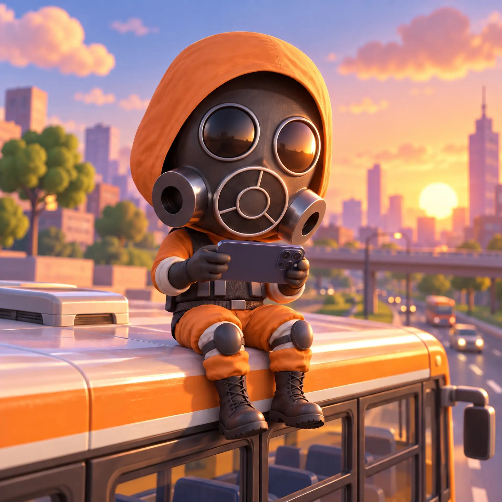 🥰 Чибику нравится, что он может играть в Standoff 2 где угодно…