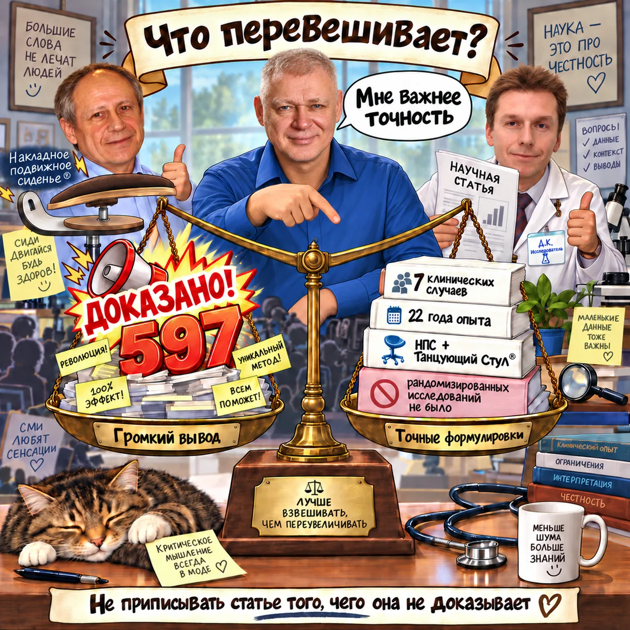 Я МОГ БЫ НАПИСАТЬ: ЭФФЕКТИВНОСТЬ ДОКАЗАНА НА 597 ПАЦИЕНТАХ. НО НЕ БУДУ