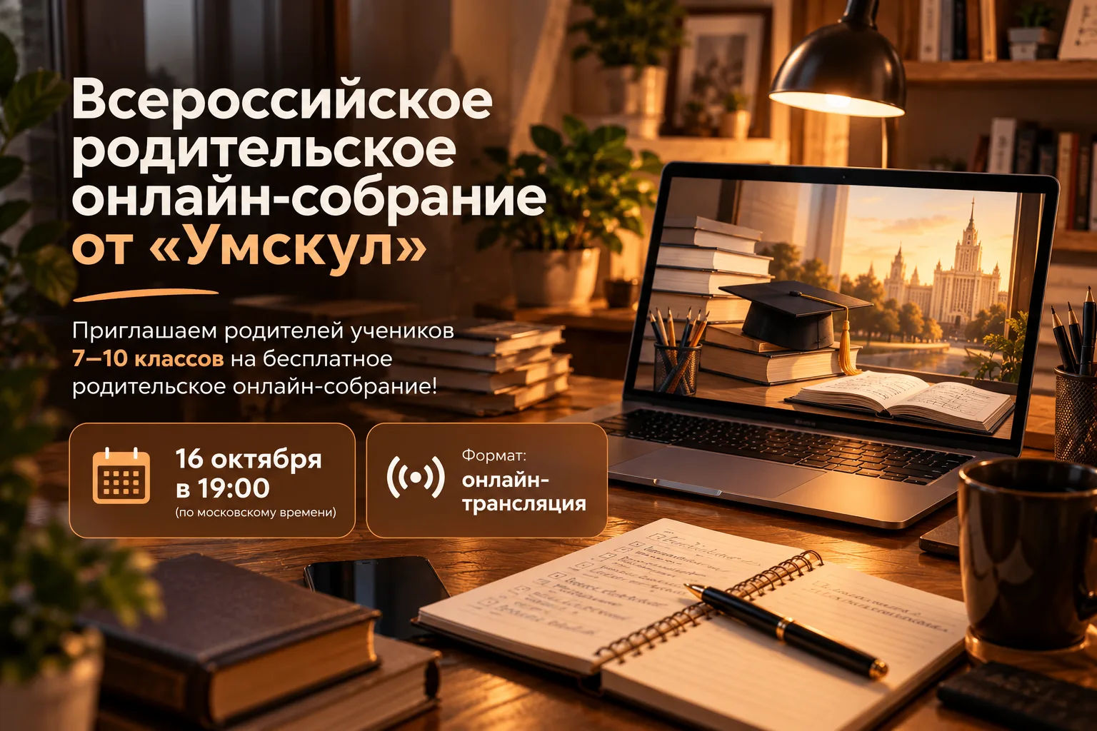 Всероссийское родительское онлайн‑собрание от «Умскул»